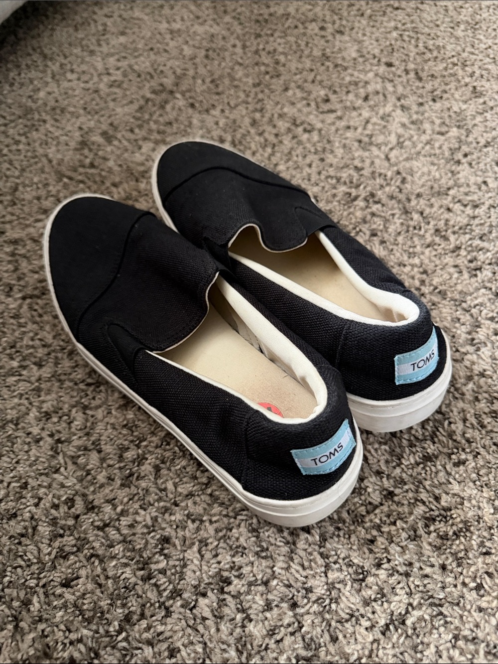Women's Black Slip-On Canvas Sneakers - Casual Comfort